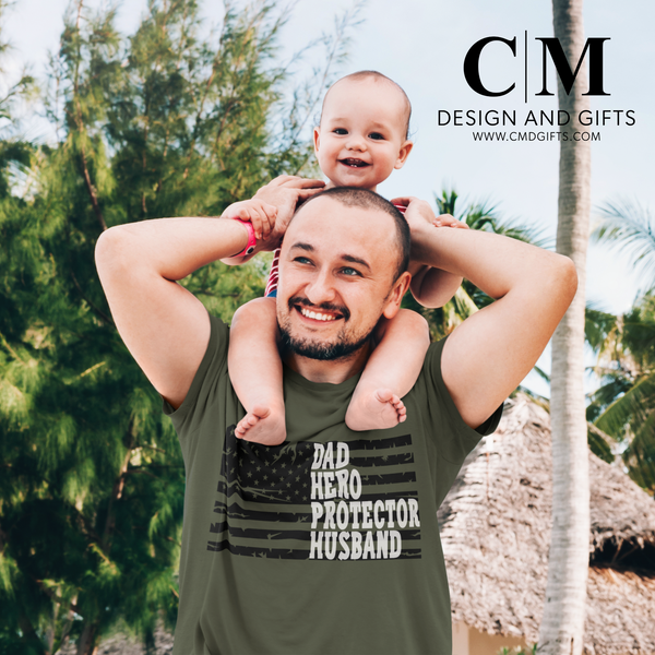 Dad, Hero, Protector- Husband Shirt