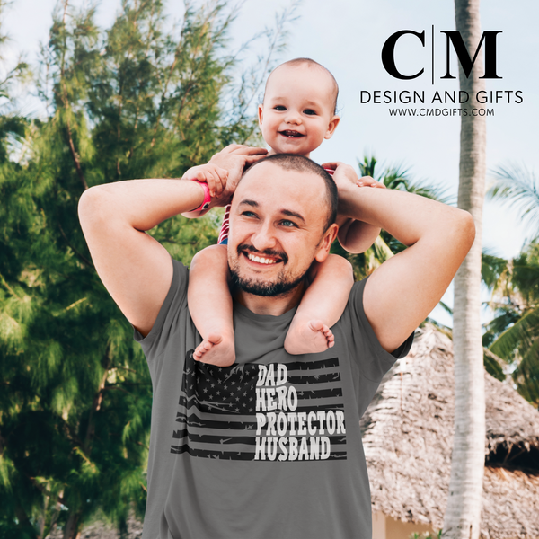 Dad, Hero, Protector- Husband Shirt