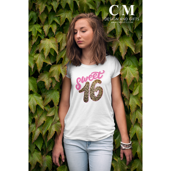 Sweet 16 Birthday Tee
