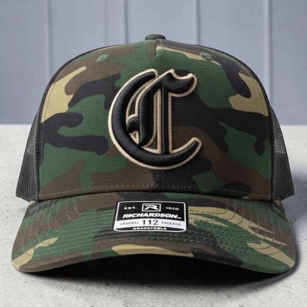 Camden Camo C Puff Hat