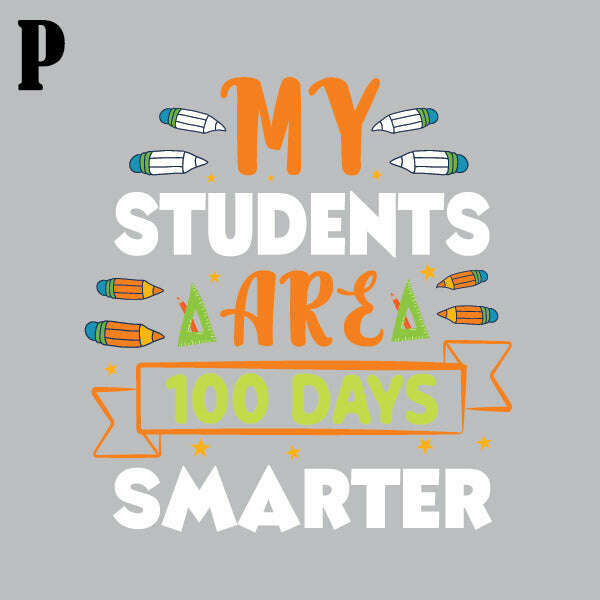 100 Days of School DTF Prints
