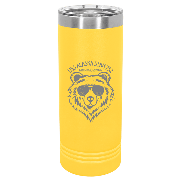 Alaska Gold FRG Bear Skinny Tumbler