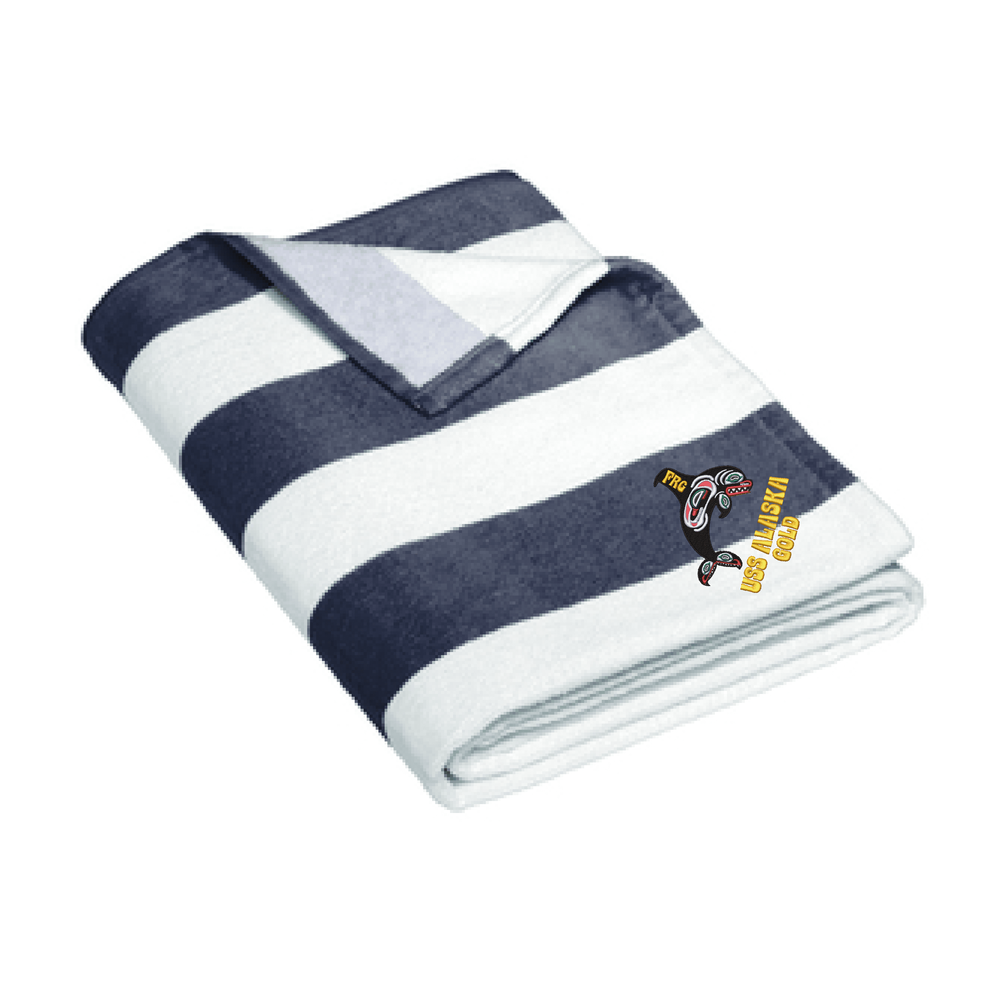 Alaska Gold FRG Striped Beach Towel 2024
