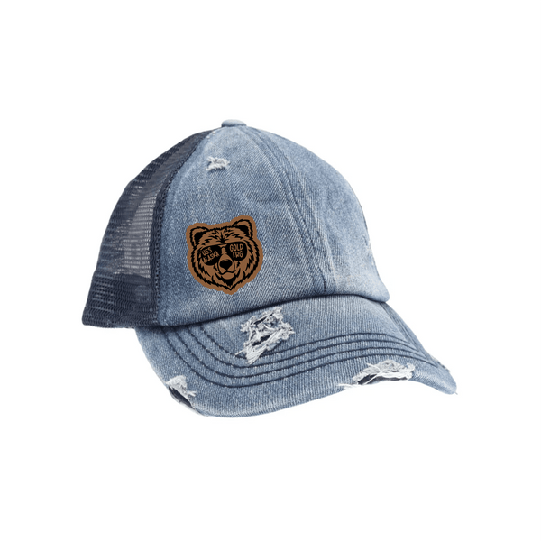 Alaska Gold FRG Ladies Leatherette Patch Hat