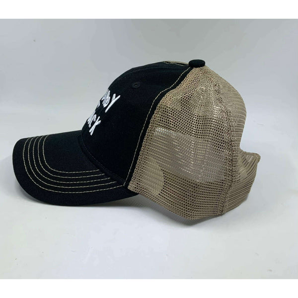 Cowboy Jack Hat Low Profile Black Tan Snapback