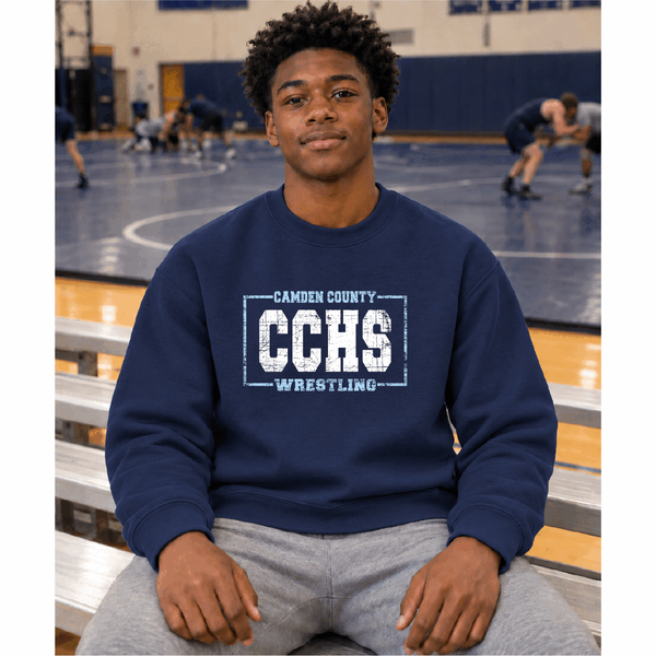 CCHS Wrestling Vintage Crewneck Sweatshirt
