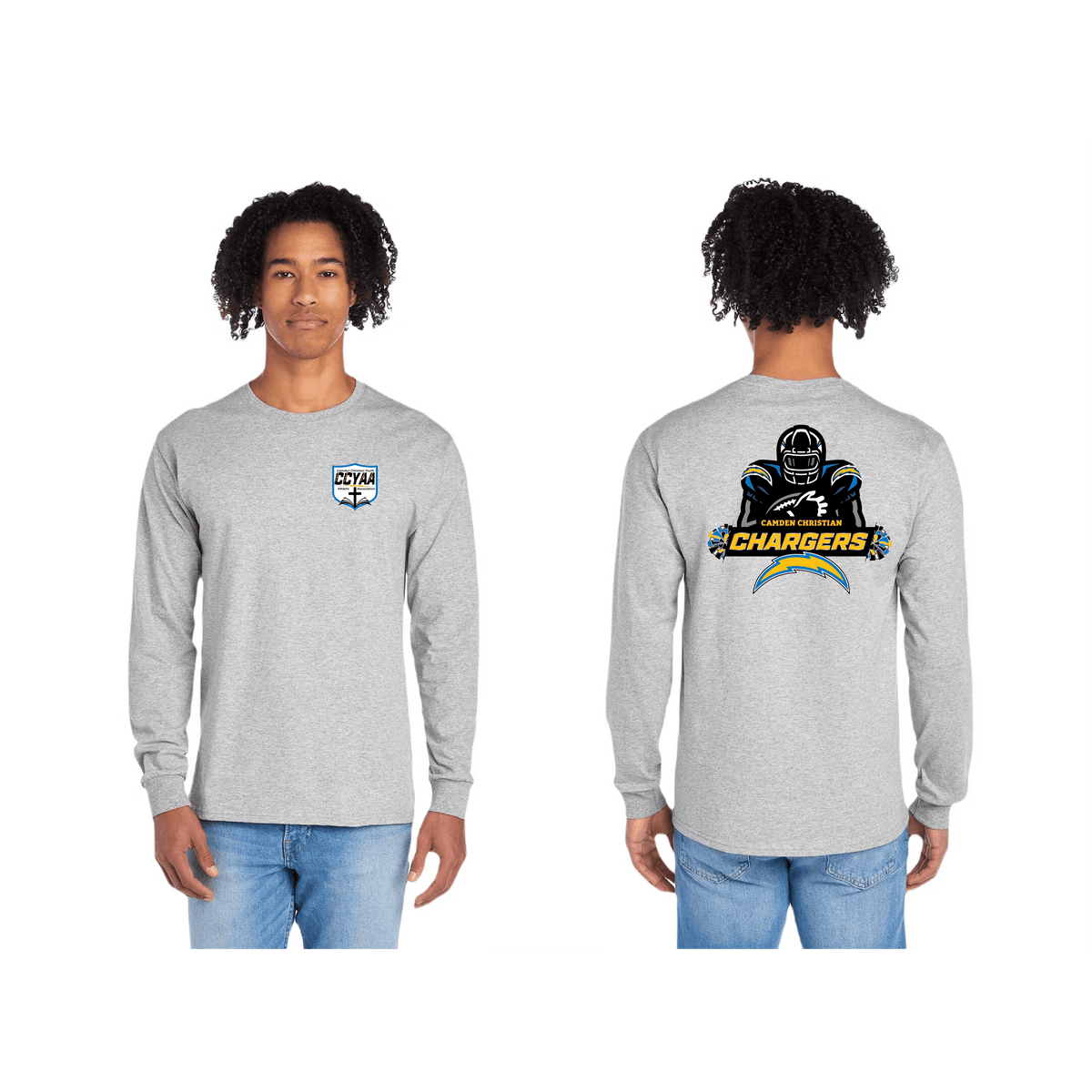 CCYAA Chargers Long Sleeve Adult Tee – CM Design and Gifts