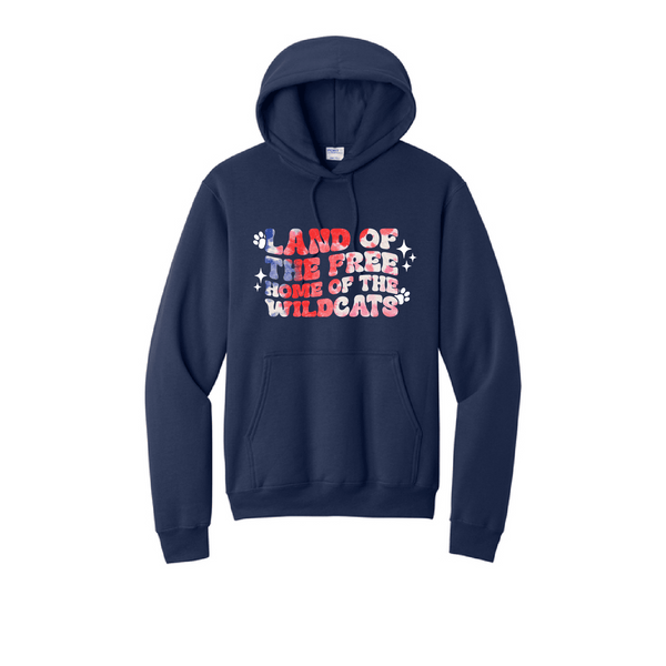 Wildcats USA Tie-Dye Tee and Hoodie