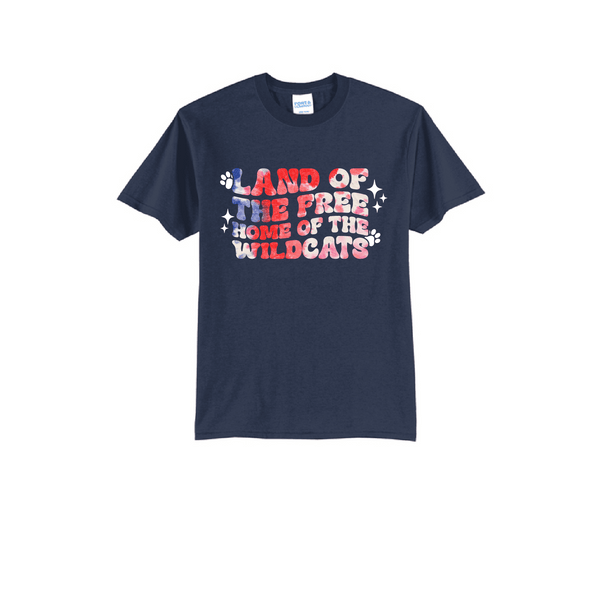 Wildcats USA Tie-Dye Tee and Hoodie