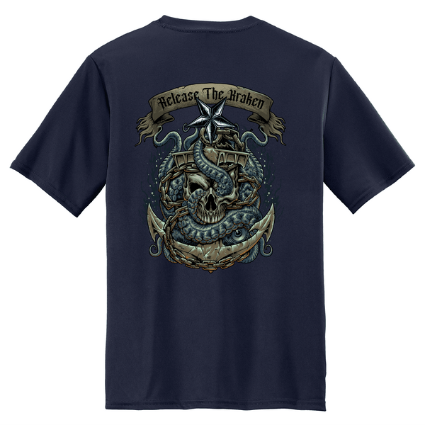 TRF CHIEF'S MESS SHIRT - DRY FIT  NAVY BLUE