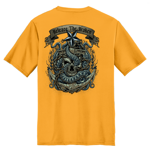 TRF CHIEF'S MESS SHIRT - DRY FIT  GOLD