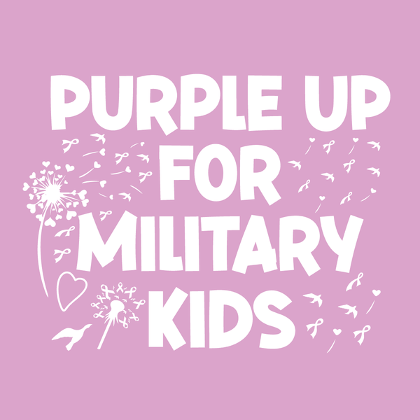 Purple up! Military DTF Prints