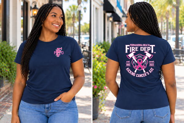 Fernandina Beach FD Kick Cancer's Axe T Shirt 2022