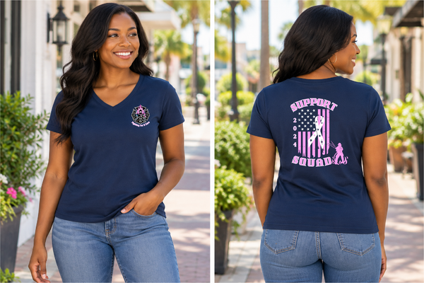 Fernandina Beach FD Support Squad 2024 Ladies V Neck