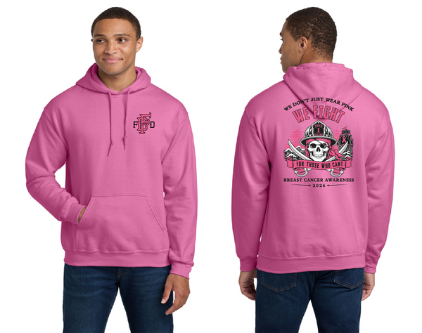 Fernandina Beach Fire Department Breast Cancer Hoodie 2026
