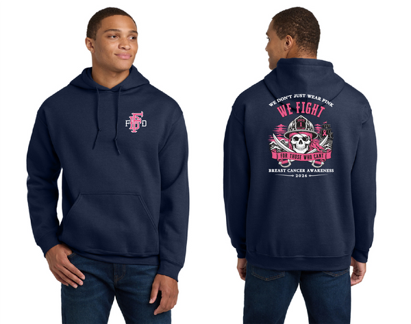 Fernandina Beach Fire Department Breast Cancer Hoodie 2026