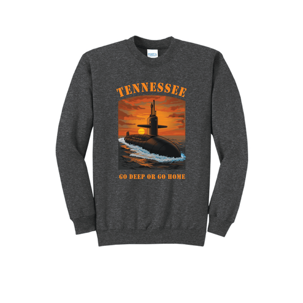 GoDeepOrGoHome-HeatheredDarkGreyCrewneck_29266577-e5cb-4f11-9461-992c436be3c0
