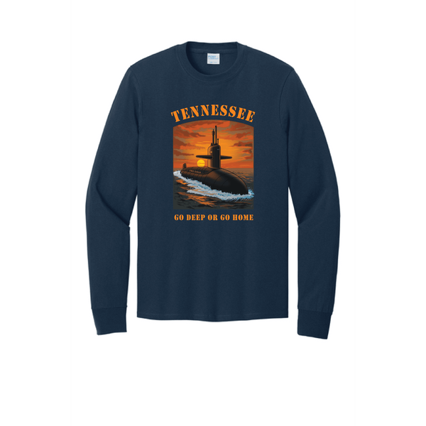 GoDeepOrGoHome-NavyLongsleeve