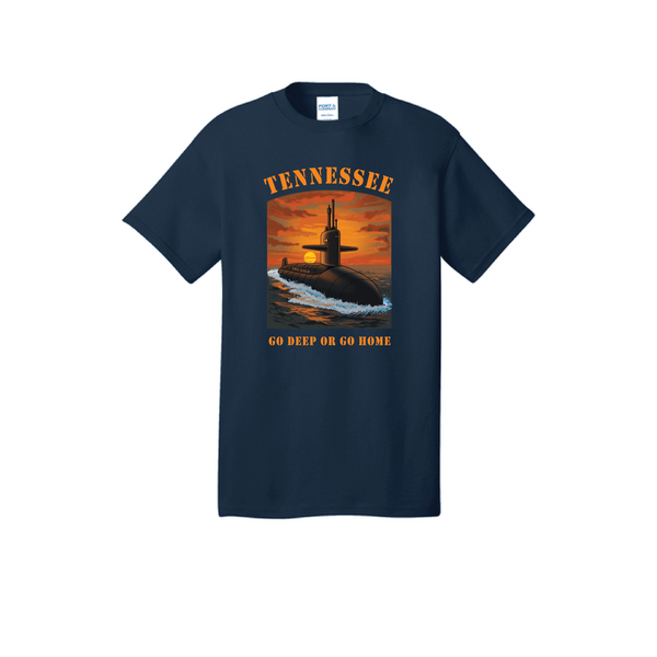 GoDeepOrGoHome-NavyTee