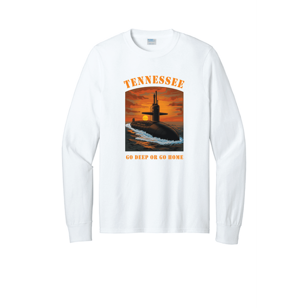 GoDeepOrGoHome-WhiteLongsleeve