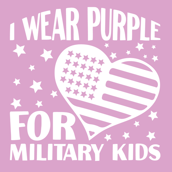 Purple up! Military DTF Prints