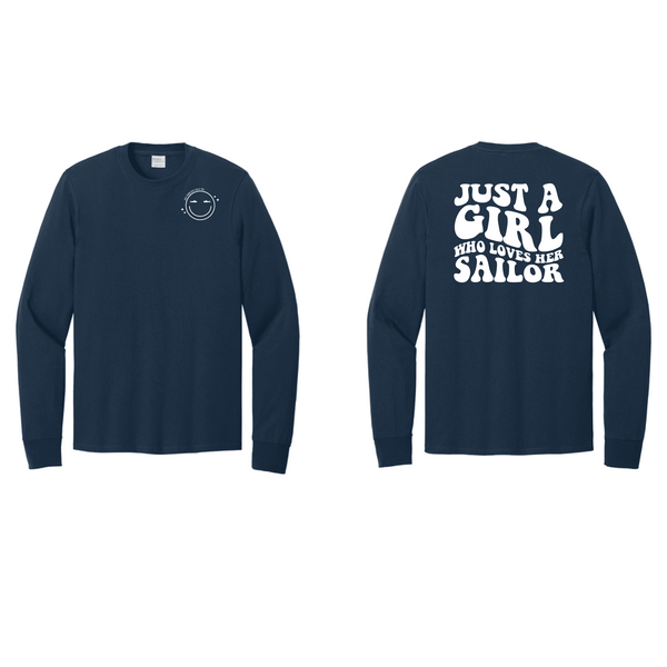 Just_a_girl-Navy_Long_Sleeve