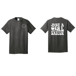 Justagirl-DarkHeatheredGreytee