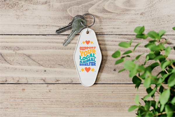 Tails Of Hope- Support Your Local Shelter Keychain