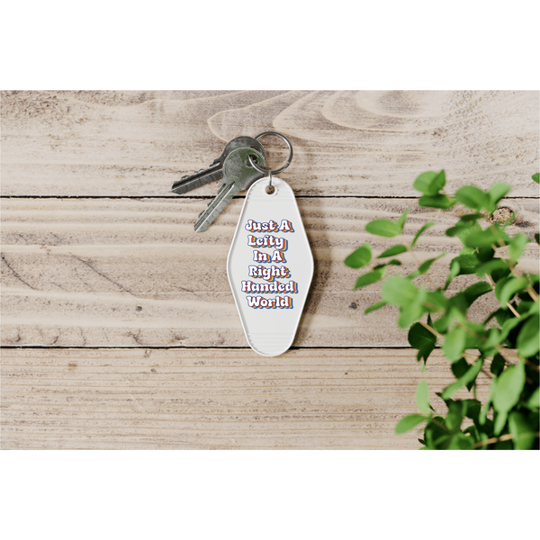 National Left-Handed Day Keychain