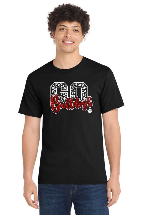 MLGES Go Bulldogs Glitter Tee and Long Sleeve