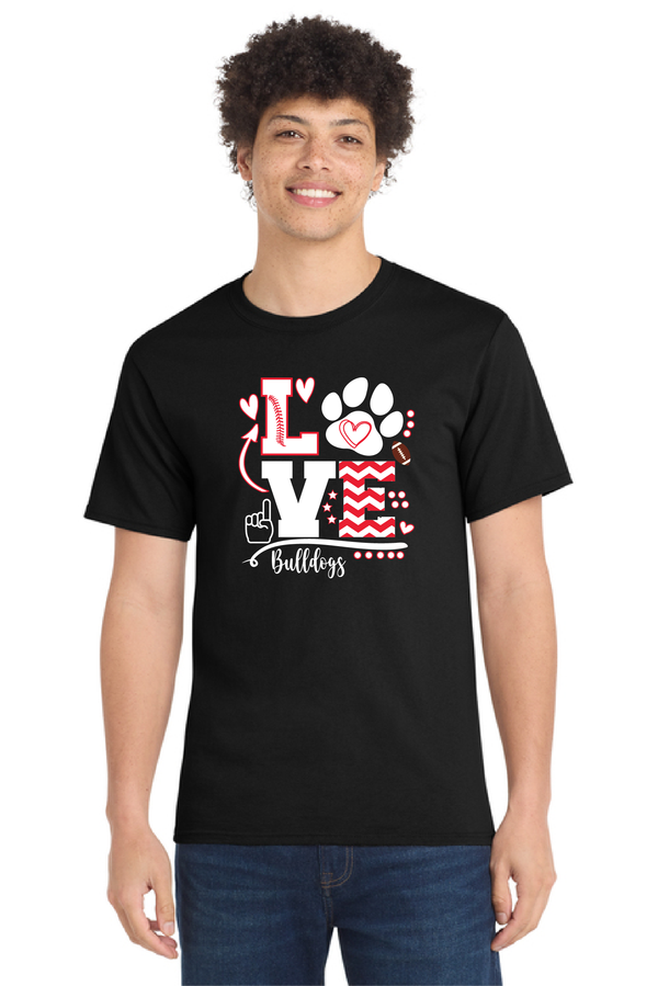 MLGES Bulldog Love Tee and Long Sleeve