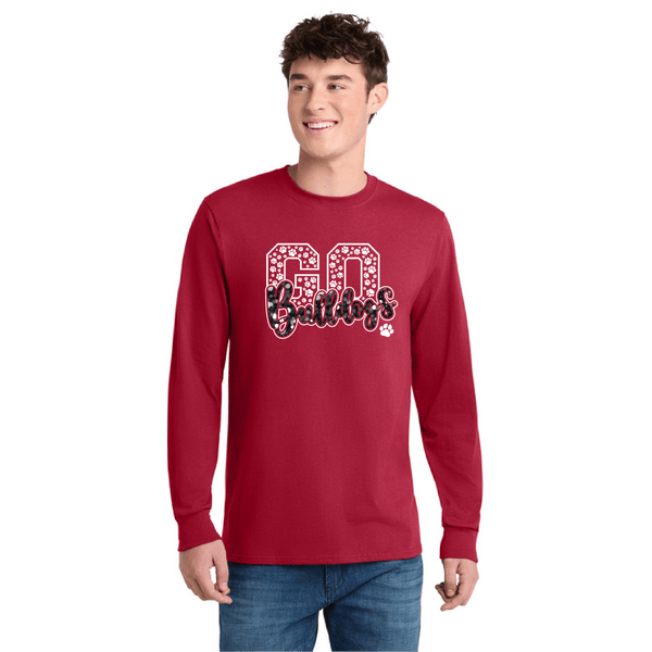 MLGES Go Bulldogs Glitter Tee and Long Sleeve