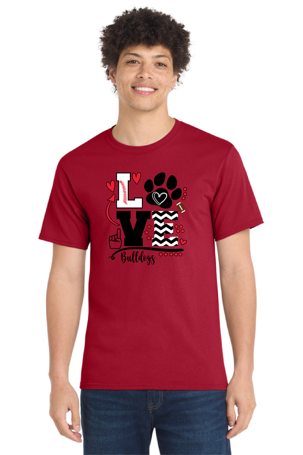 MLGES Bulldog Love Tee and Long Sleeve