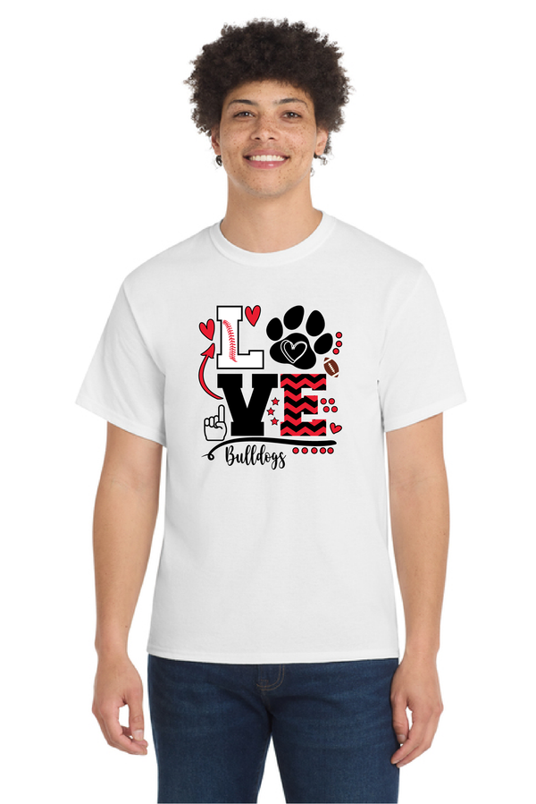 MLGES Bulldog Love Tee and Long Sleeve
