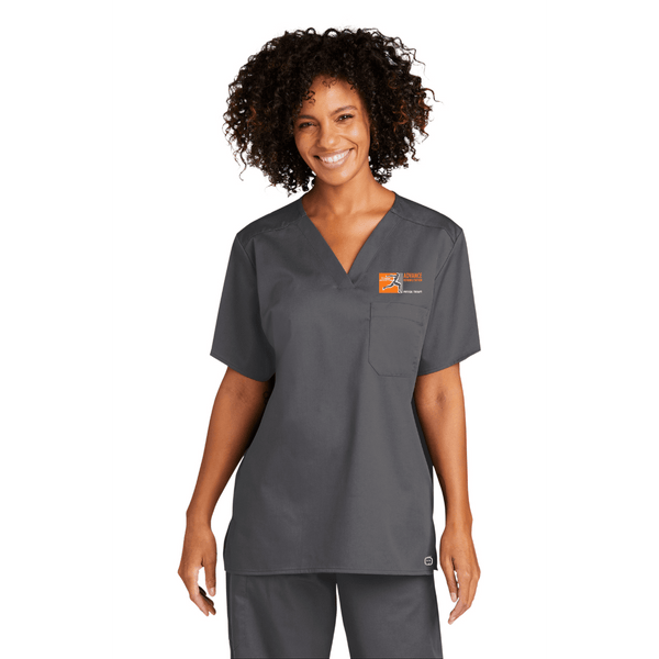 Advance Rehabilitation Unisex WorkFlex Chest Scrub Top