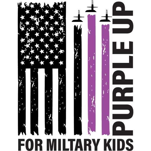 Purple up! Military DTF Prints