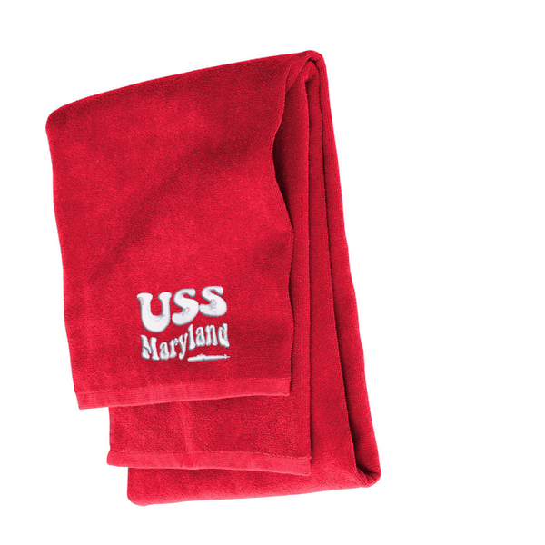 USS Maryland Beach Towel