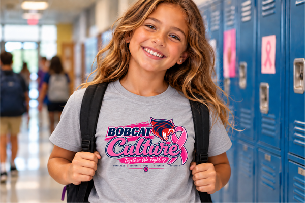 SMMS Bobcat Breast Cancer Awareness Tee