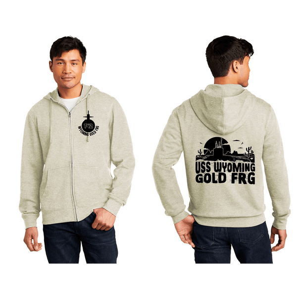 Wyoming Gold FRG Zip Up Sweatshirt