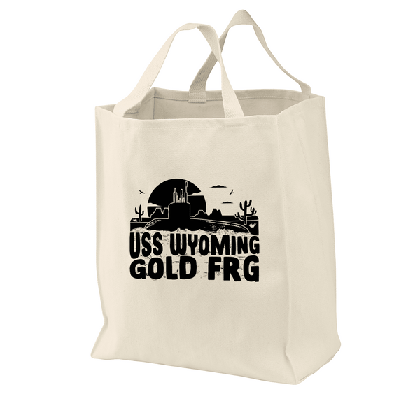 Wyoming Gold FRG Twill Grocery Tote Bag