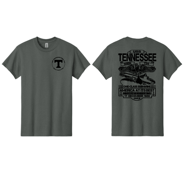 USS Tennessee Gold FRG America At Its Best Tee