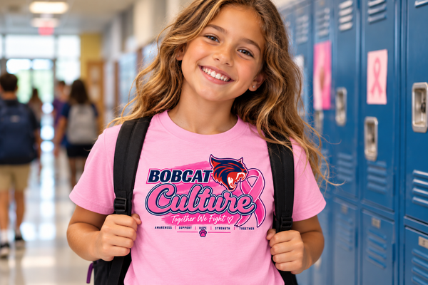 SMMS Bobcat Breast Cancer Awareness Tee