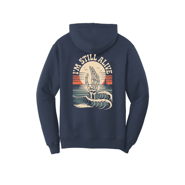 StillAlive-NavyHoodie