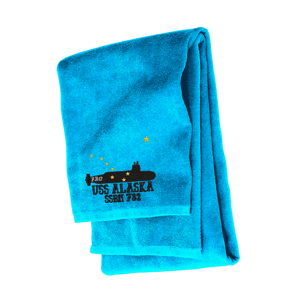 Alaska Blue FRG Beach Towel