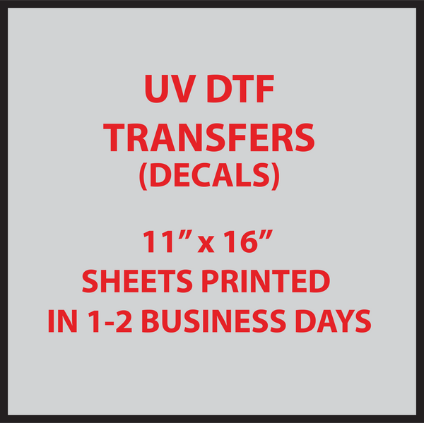 UV DTF Transfer Gang Sheet