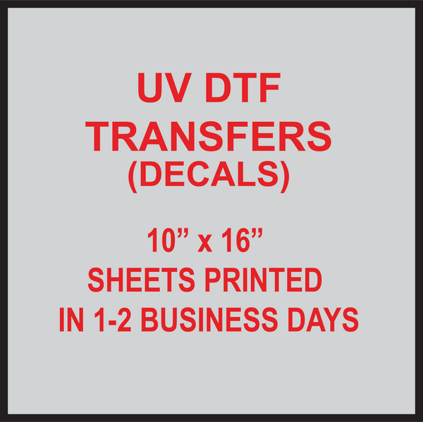 UV DTF Transfer Gang Sheet
