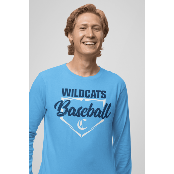 CCHS Baseball Wildcat Script Tee