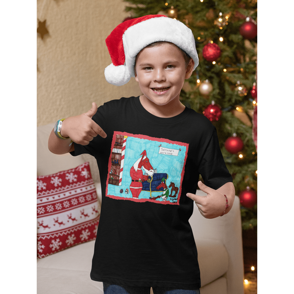 Youth Cowboy Jack Santa Claus T-Shirt