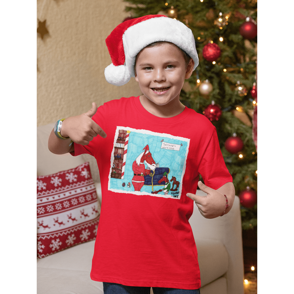 Youth Cowboy Jack Santa Claus T-Shirt