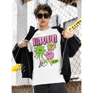comfort-colors-t-shirt-mockup-of-a-man-with-dark-sunglasses-posing-against-a-net-fence-m55817
